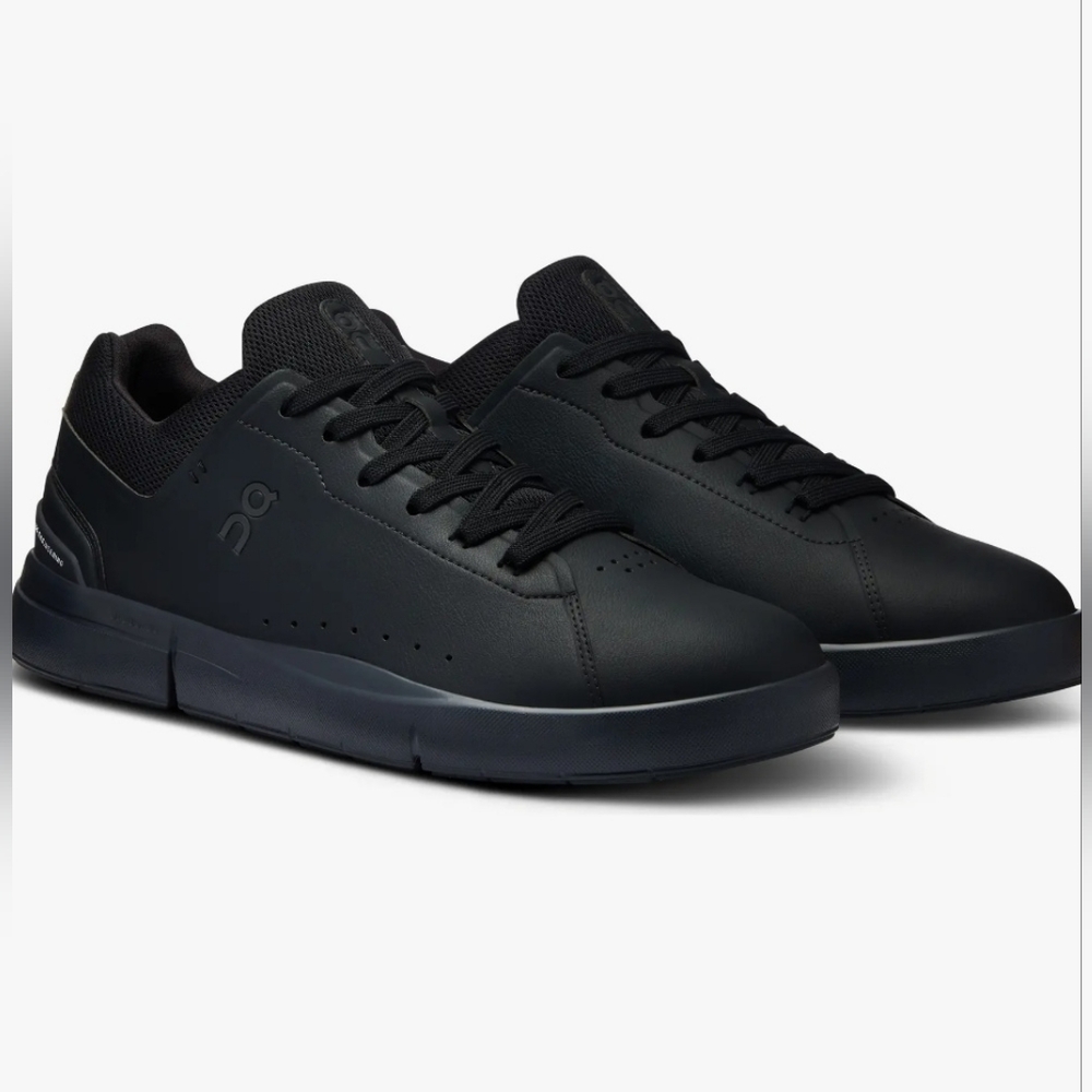 Size 7 - 🆕️Women's ON THE RODER Advantage Tennis Black Sneakers - Picture 2 of 14